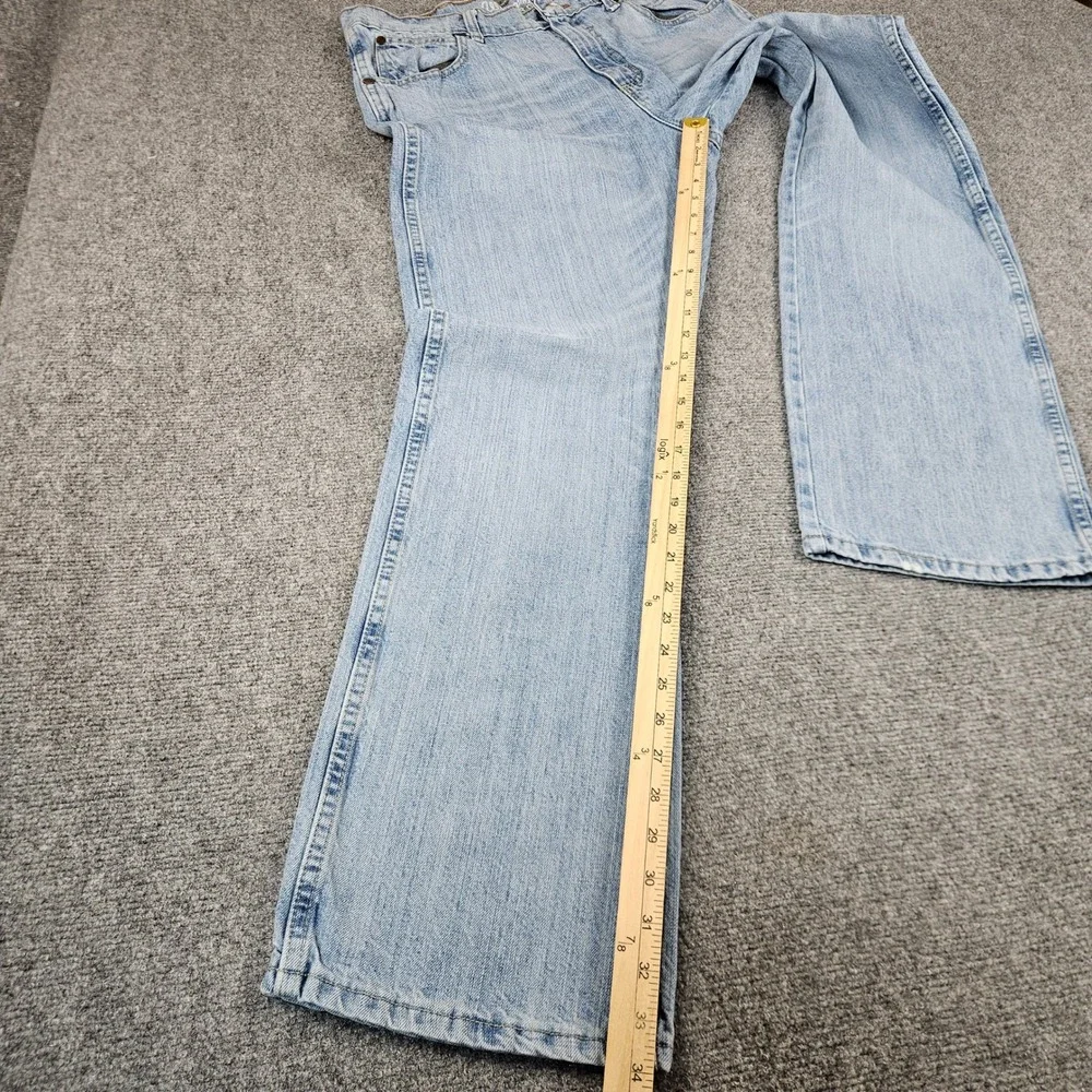 Wrangler Retro Relaxed Boot Jeans Mens 34x34 Light Wash Denim 10WRT20CR